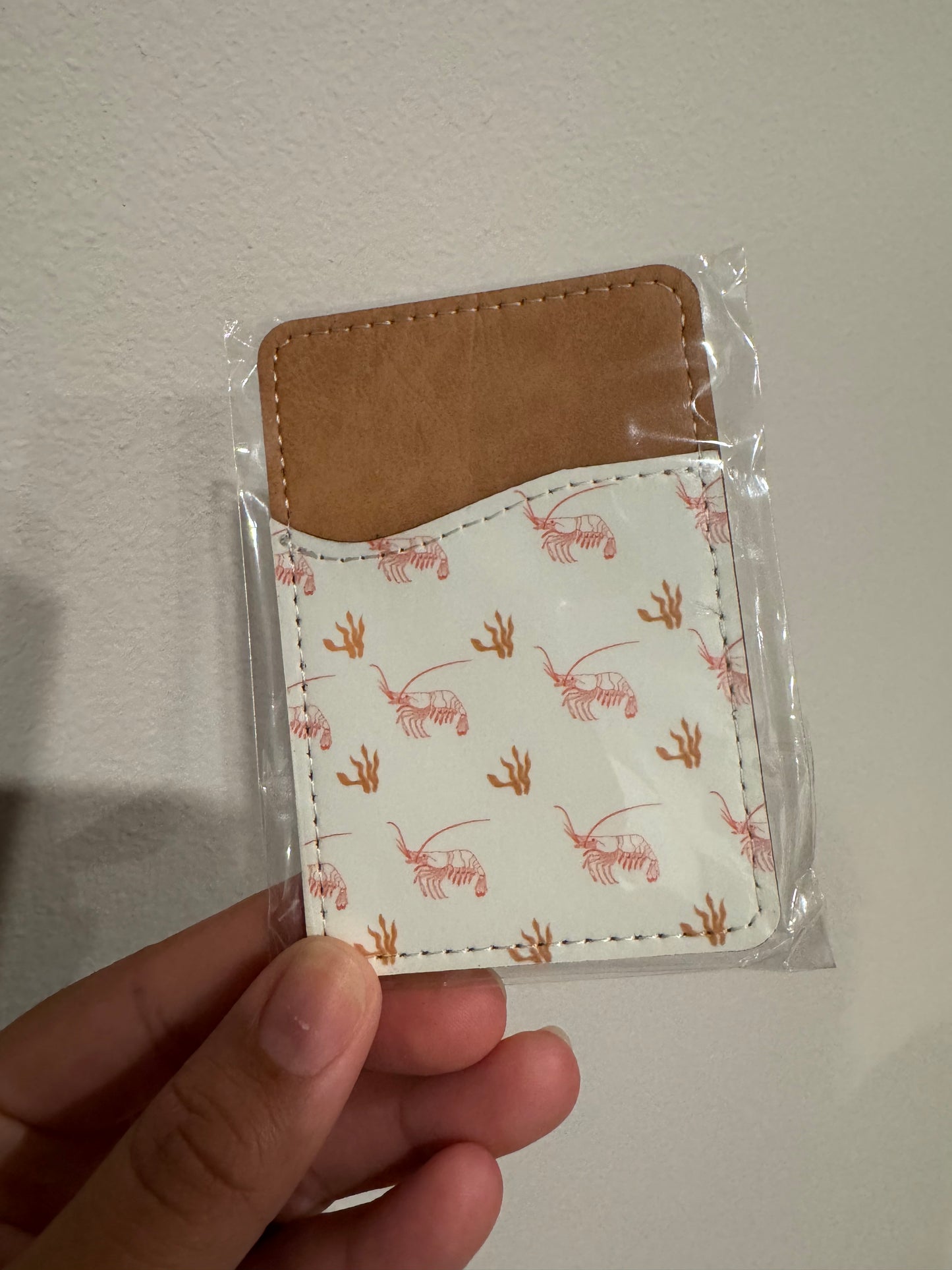 Shrimp Slim stick-on Wallet