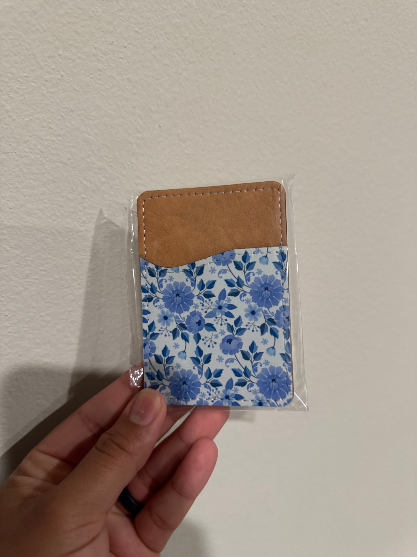 Peony Slim stick-on Wallet