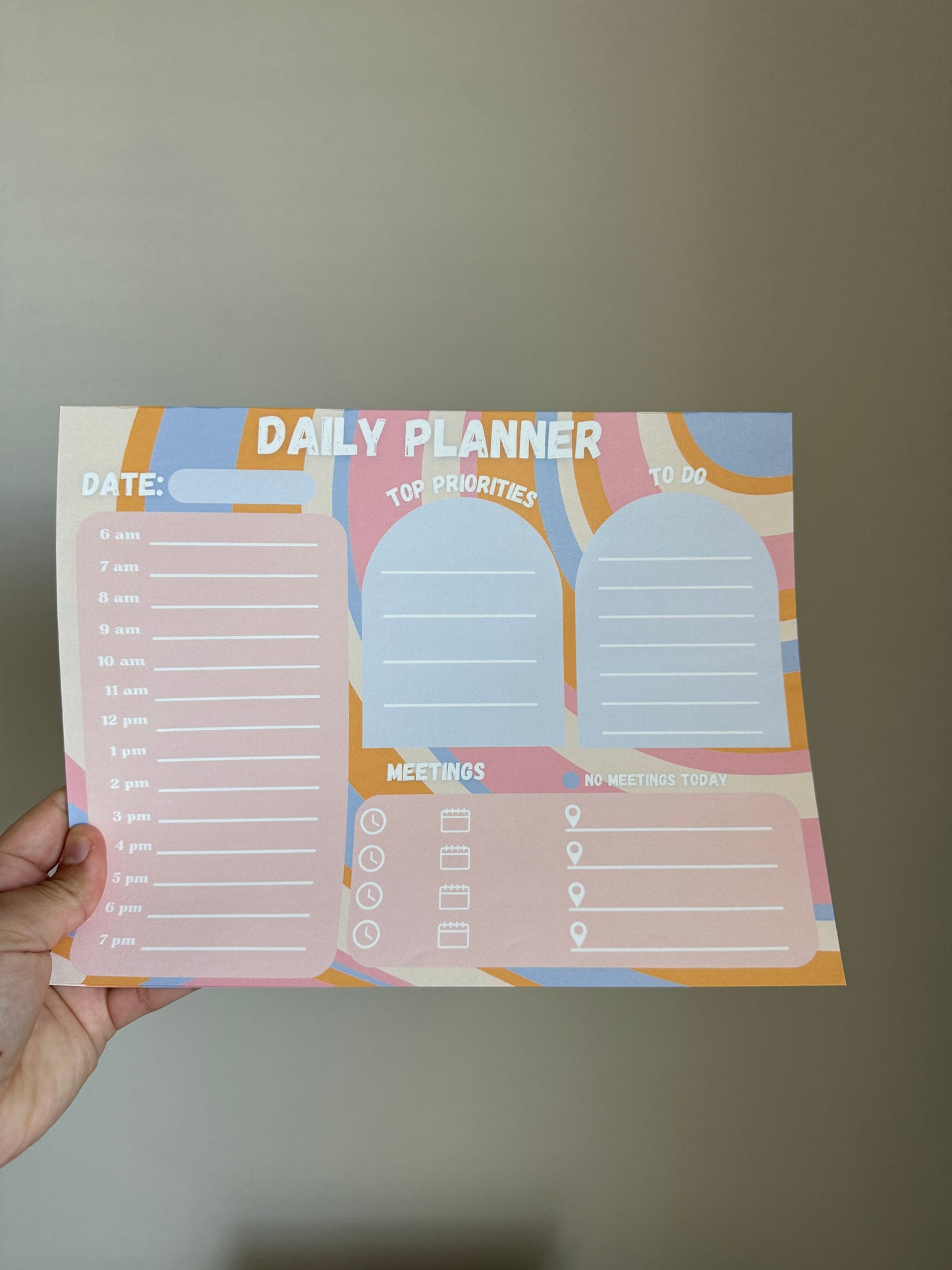 Retro Daily Planner - Canys & Co