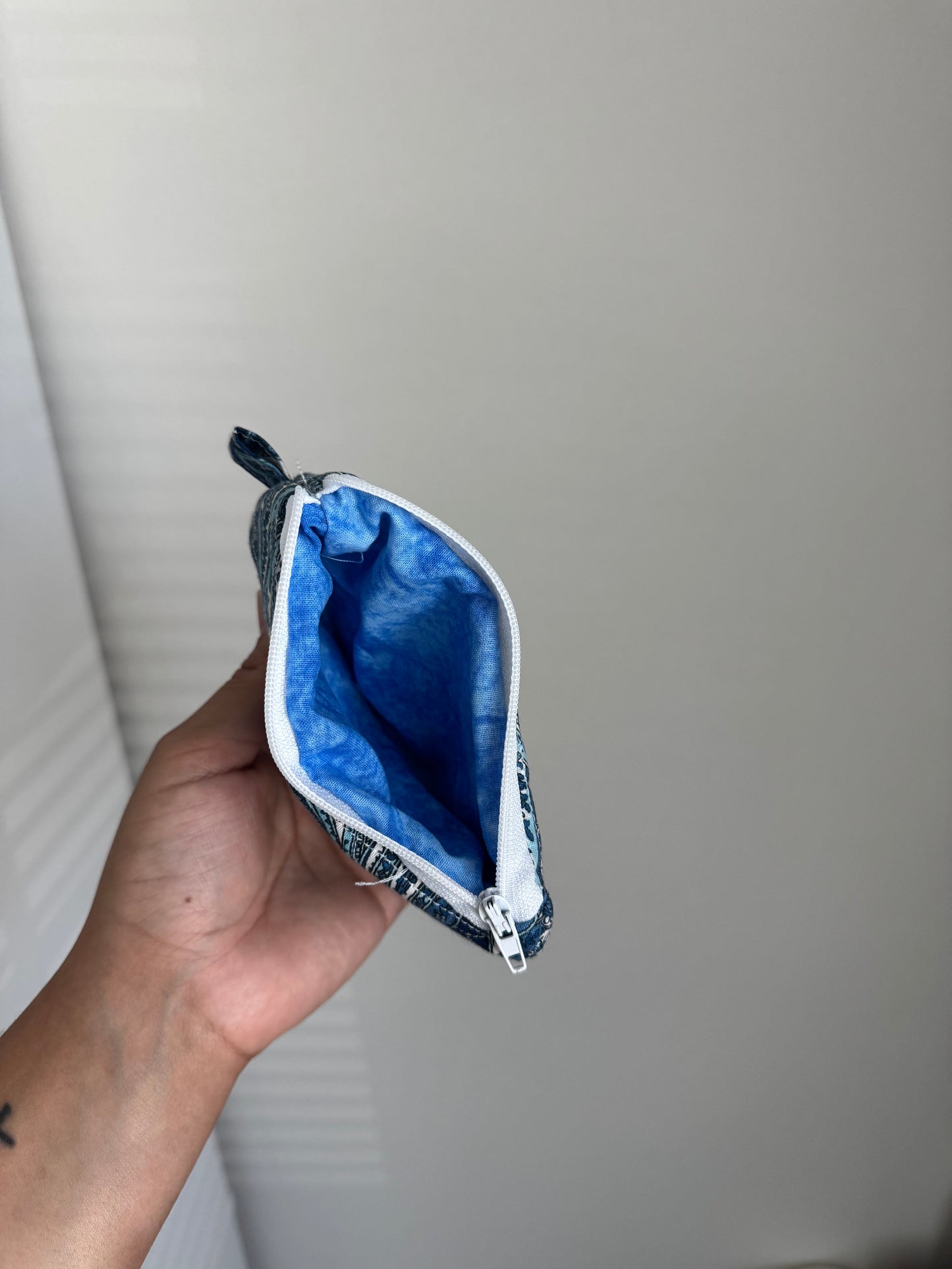 Blue match wallet