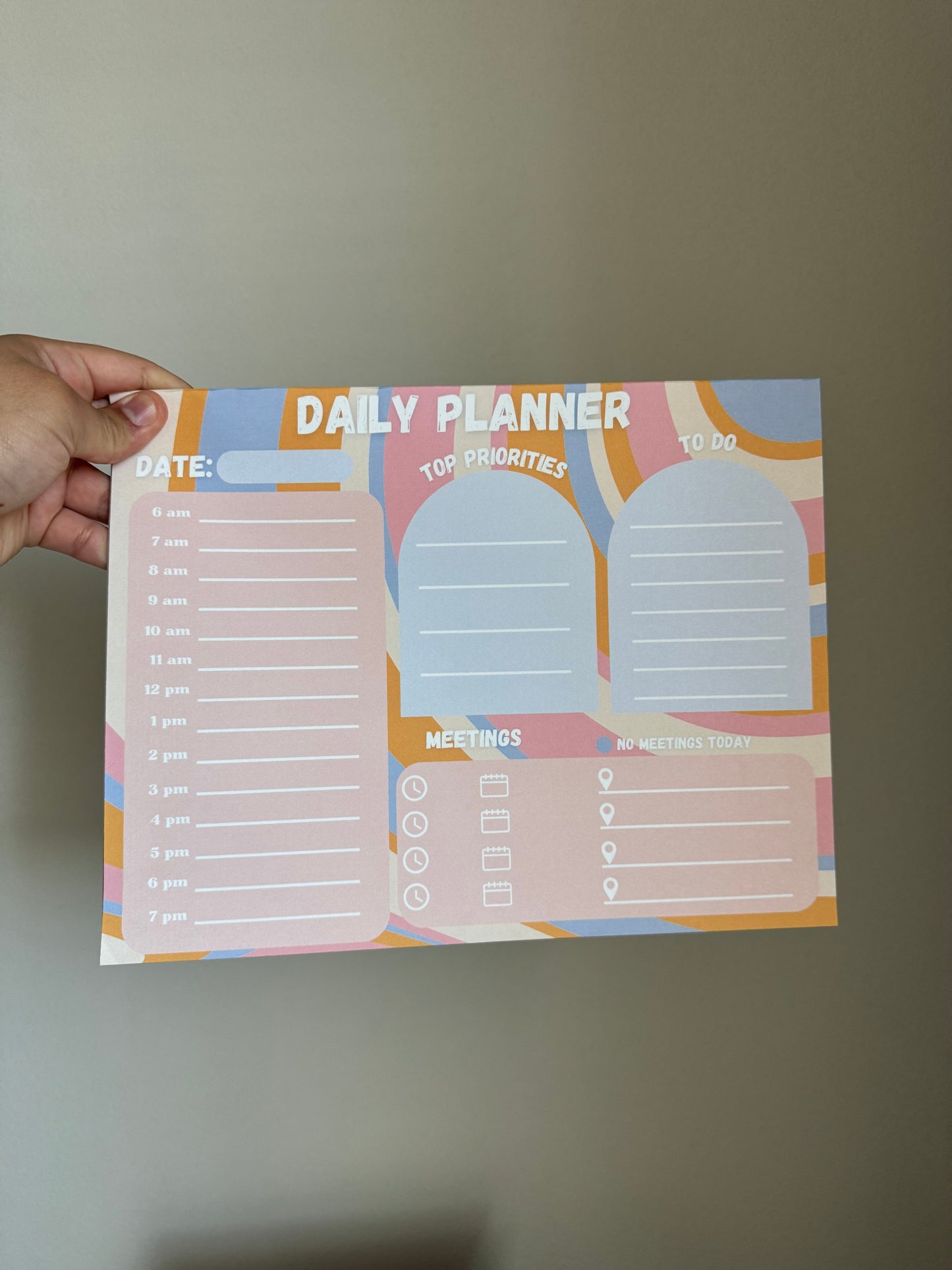 Retro Daily Planner - Canys & Co