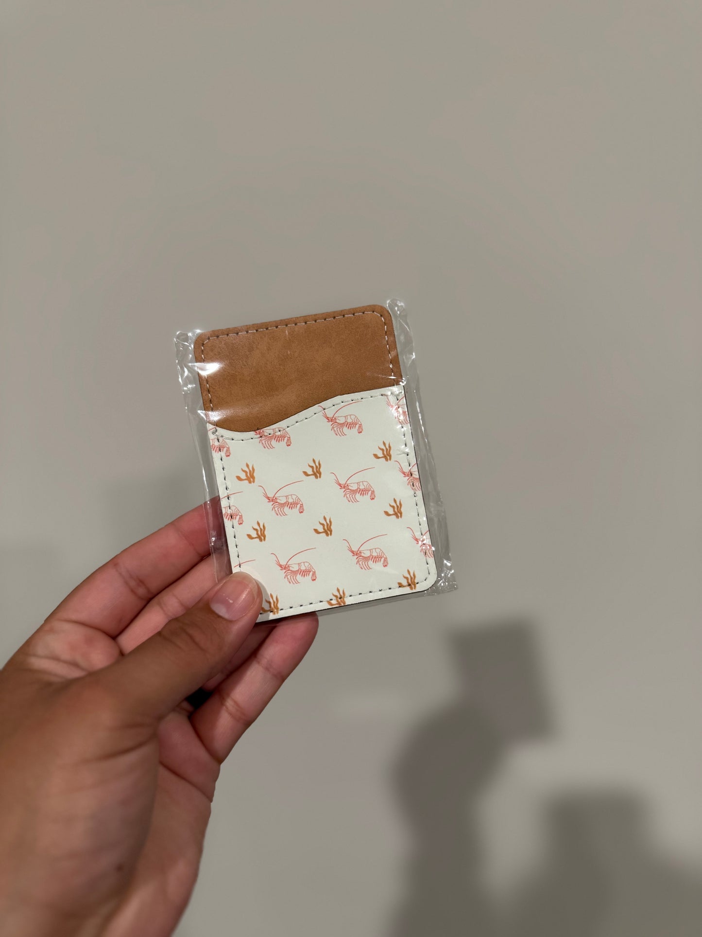 Shrimp Slim stick-on Wallet