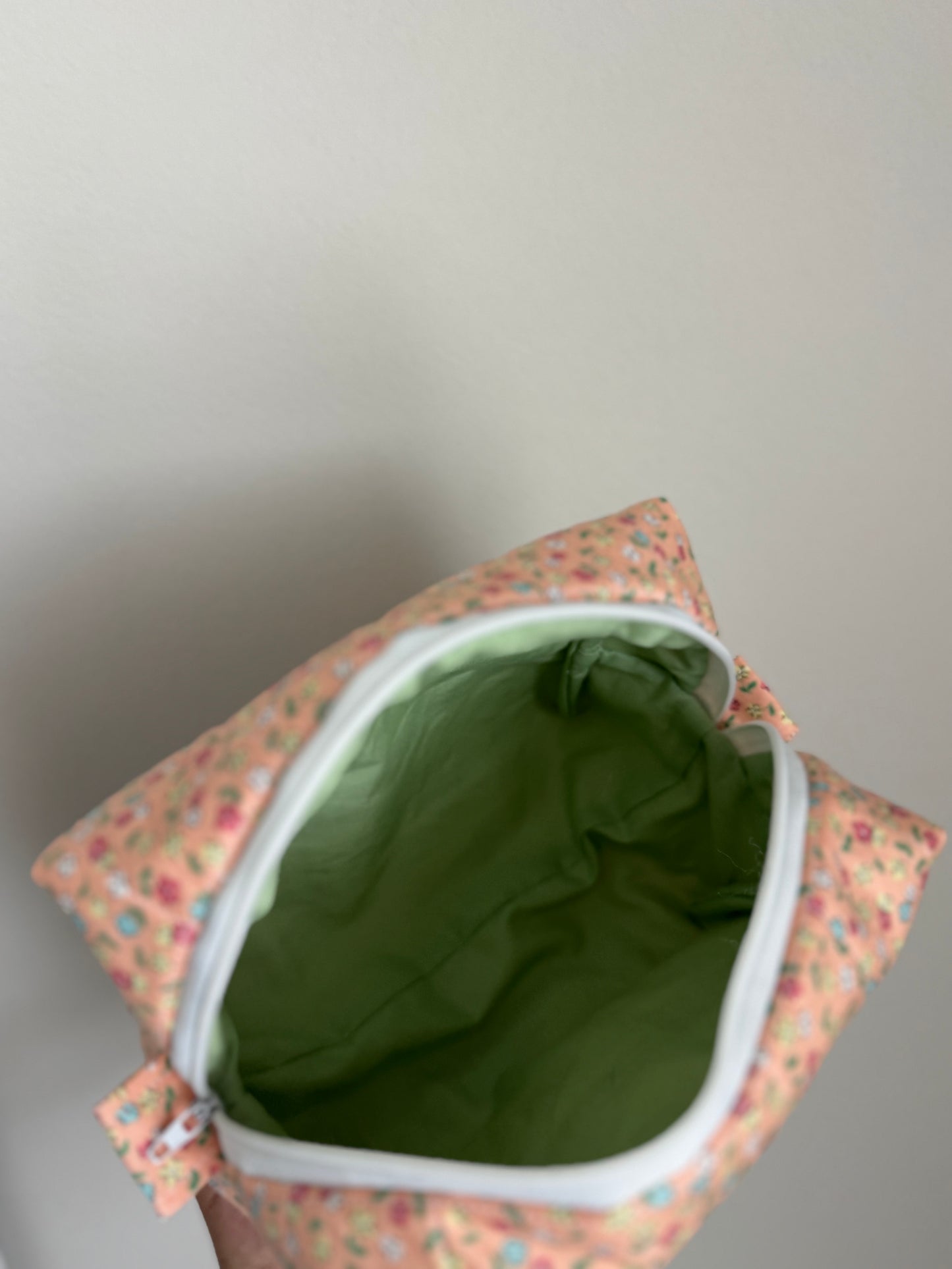 Peach Makeup bag Medium