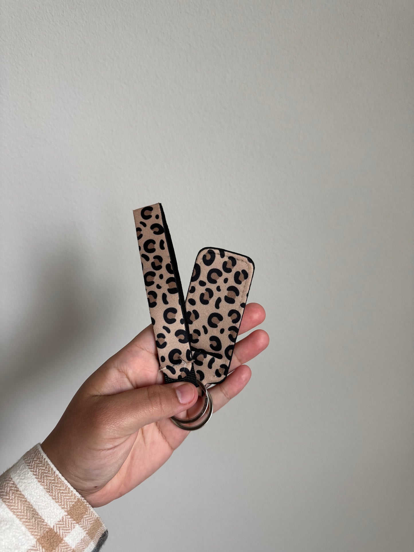 Leopard chapstick sleeve