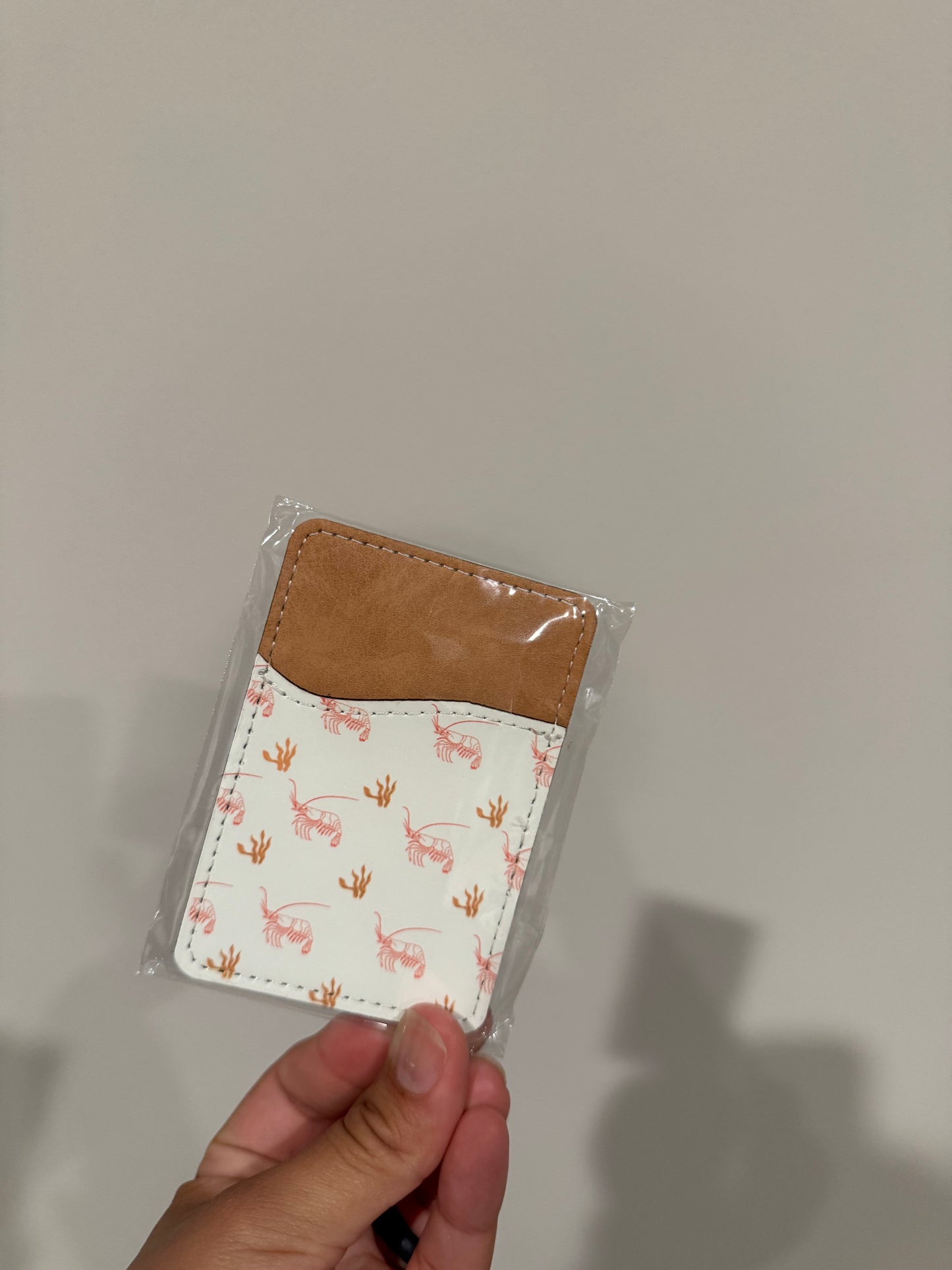 Shrimp Slim stick-on Wallet