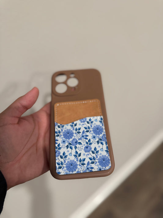 Peony Slim stick-on Wallet