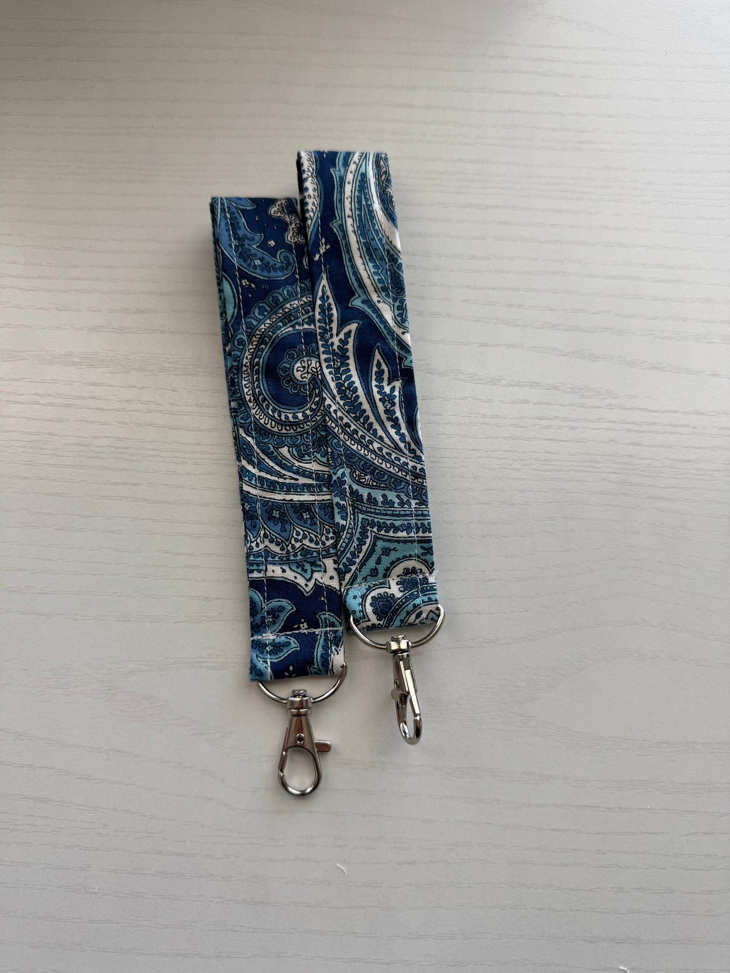 Blue match wristlet