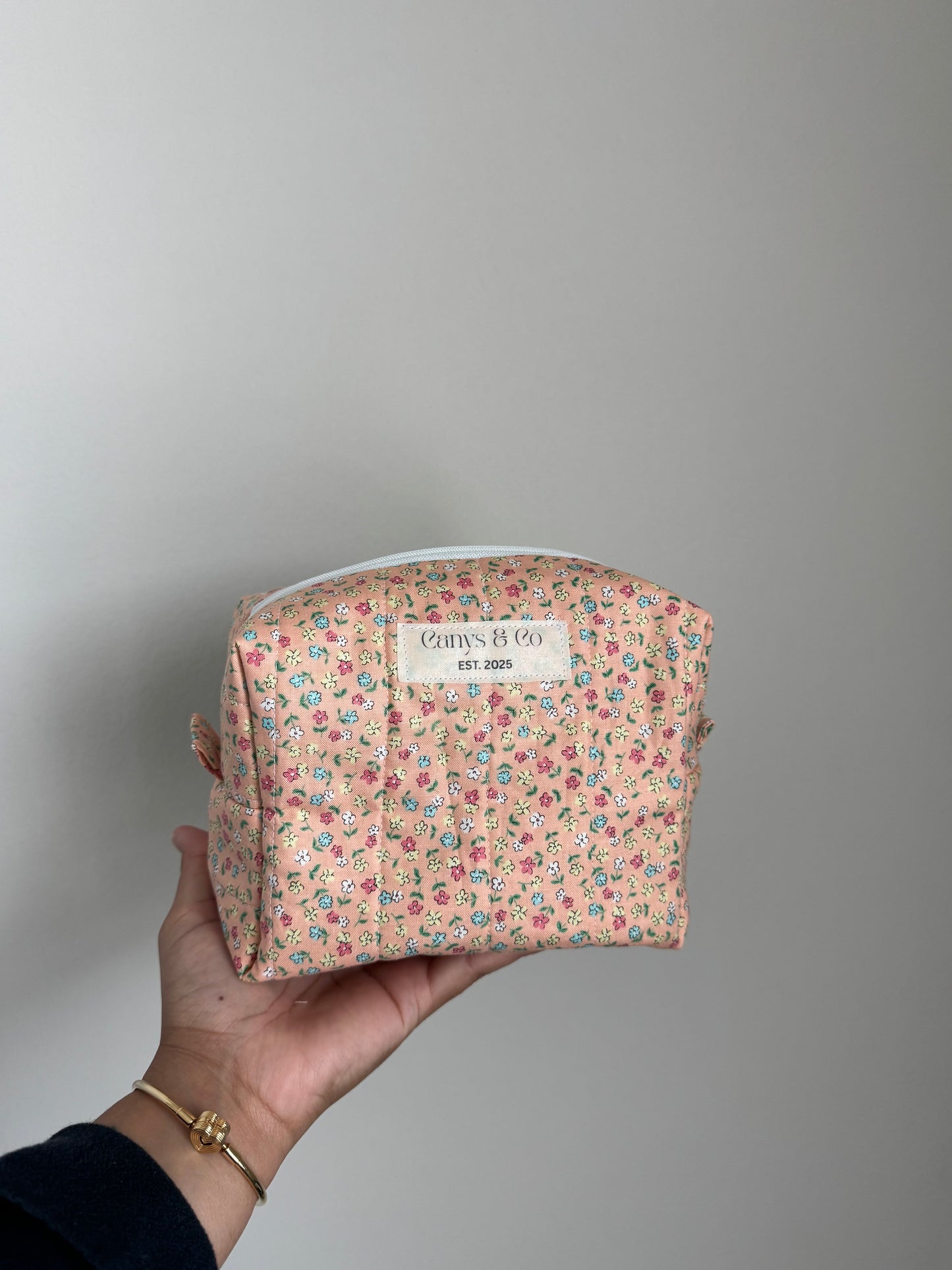 Peach Makeup bag Medium