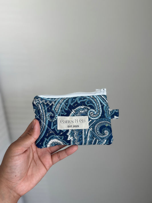 Blue match wallet