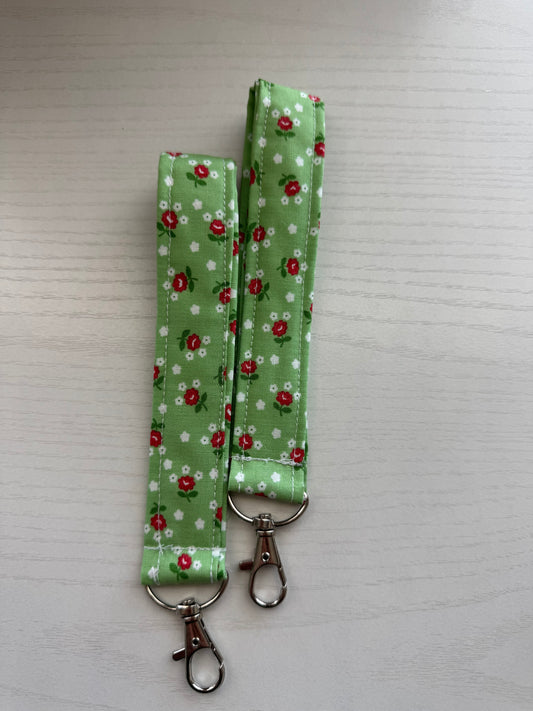 Vivid green wristlet