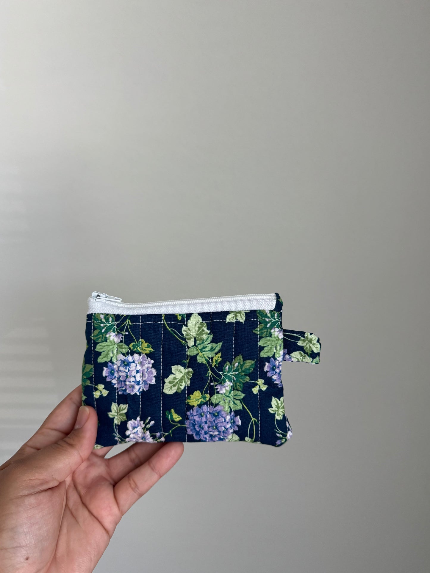 Purple peony wallet