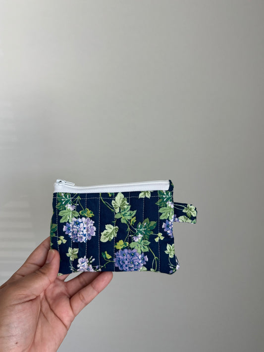 Purple peony wallet