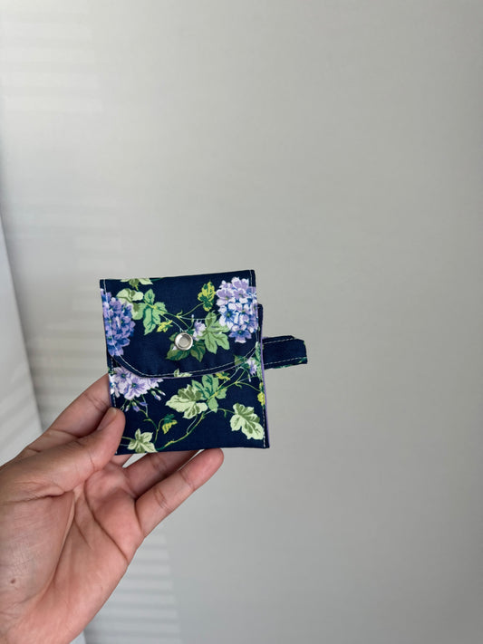 Purple peony AirPod case