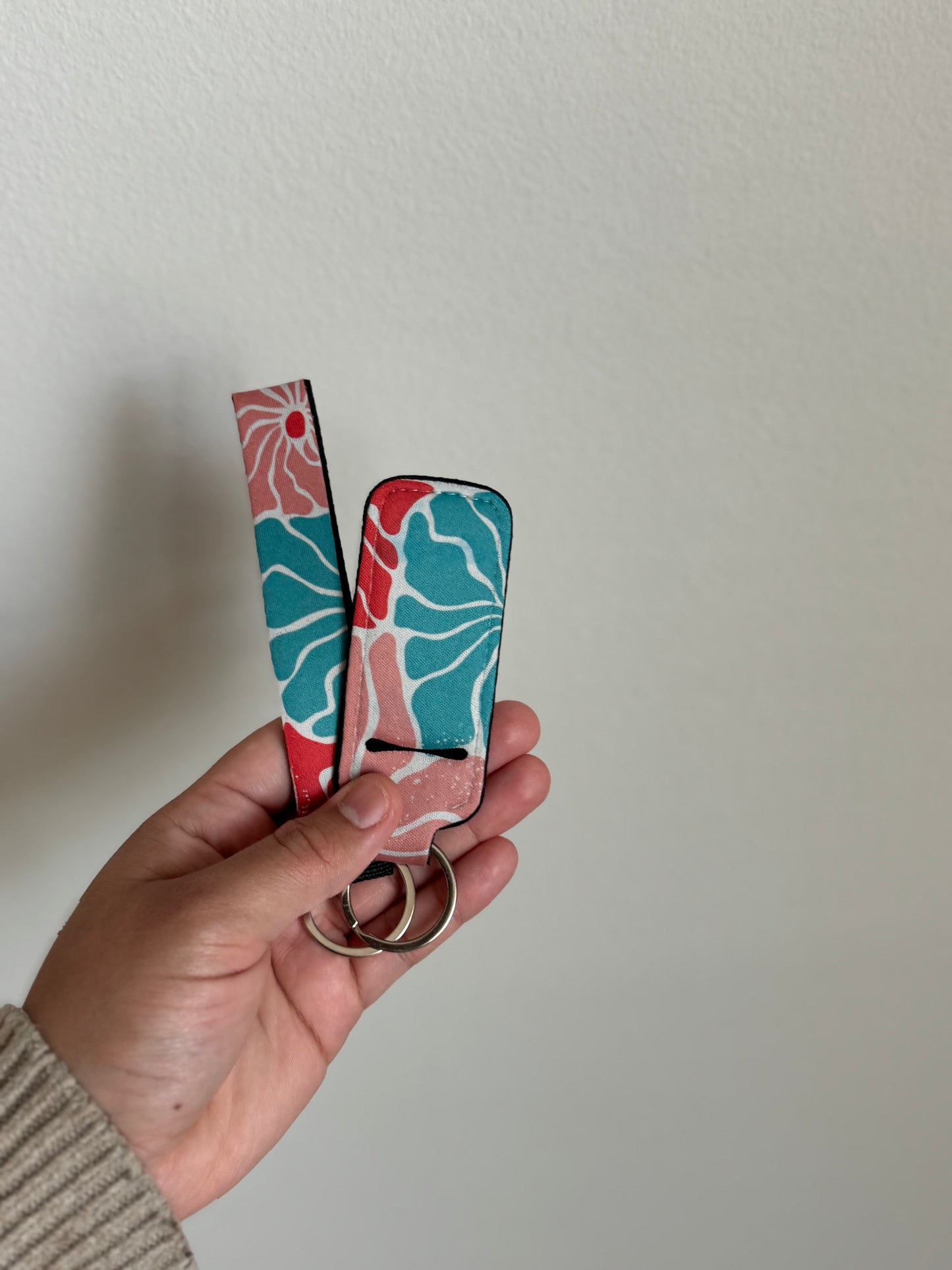 Wide Flowers Chapstick sleeve - Canys & Co
