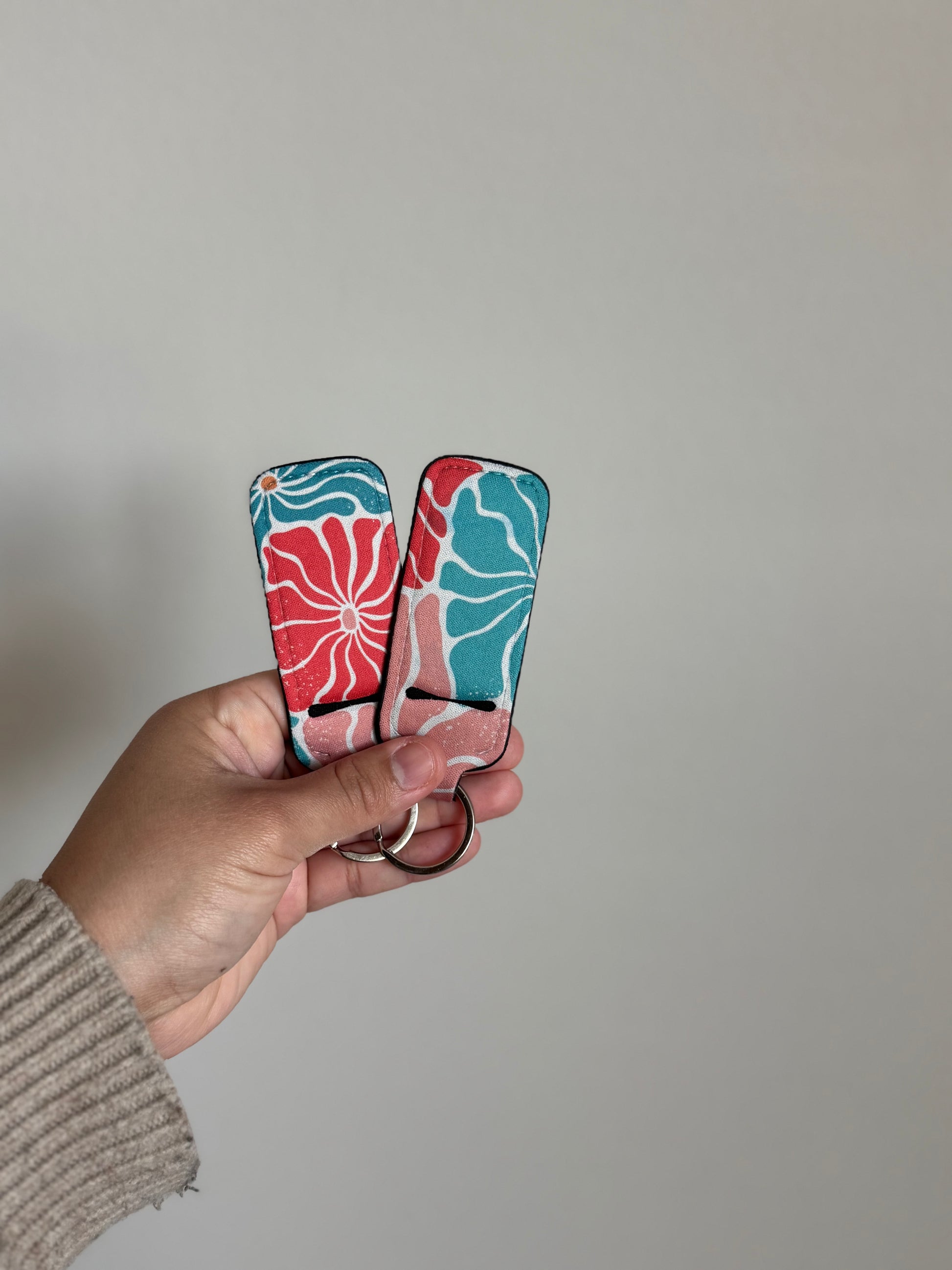 Wide Flowers Chapstick sleeve - Canys & Co