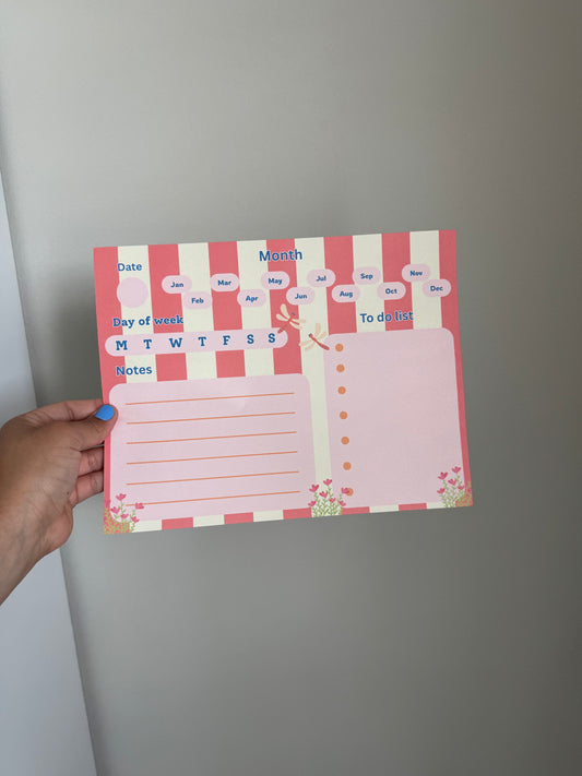 Stripes planner