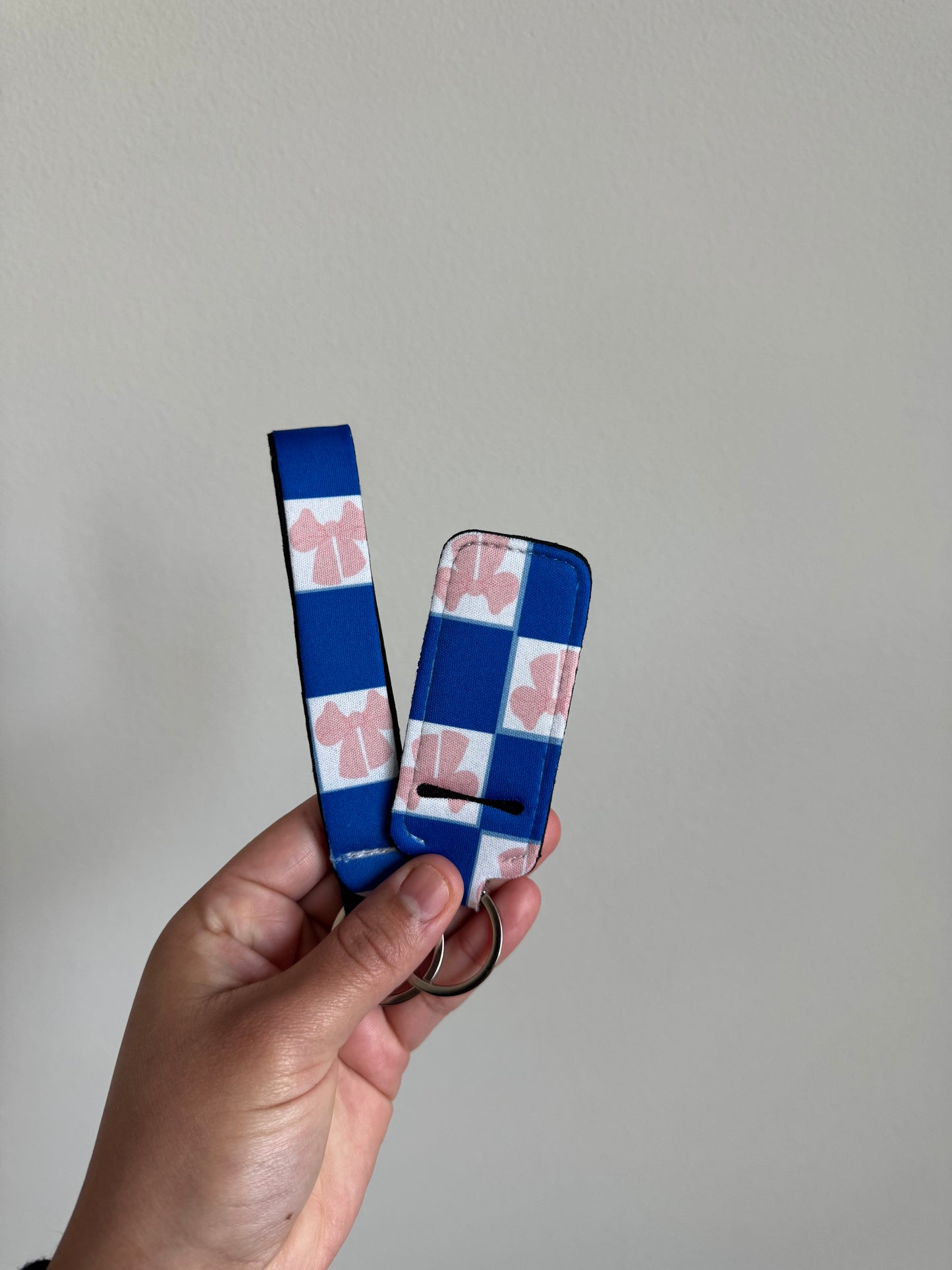 Blue coquette Chapstick sleeve - Canys & Co